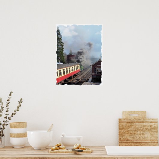 STEAM TRAINS POSTER (Keuken)