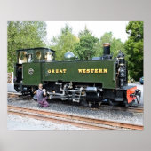 STEAM TRAINS POSTER (Voorkant)