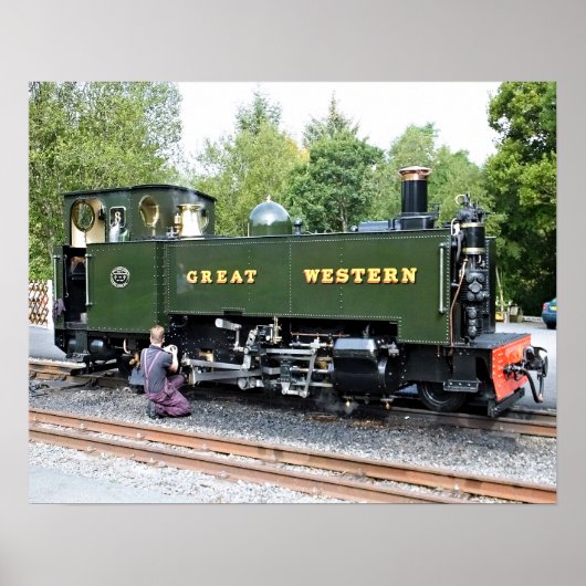 STEAM TRAINS POSTER (Voorkant)