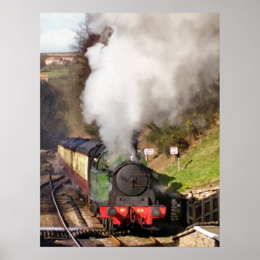 STEAM TRAINS POSTER (Voorkant)