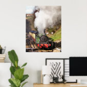 STEAM TRAINS POSTER (Thuiskantoor)