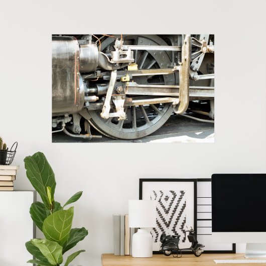 STEAM TRAINS POSTER (Thuiskantoor)