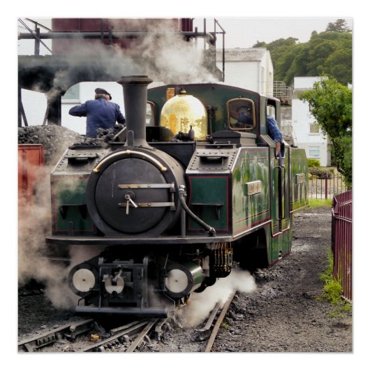 STEAM TRAINS POSTER (Voorkant)