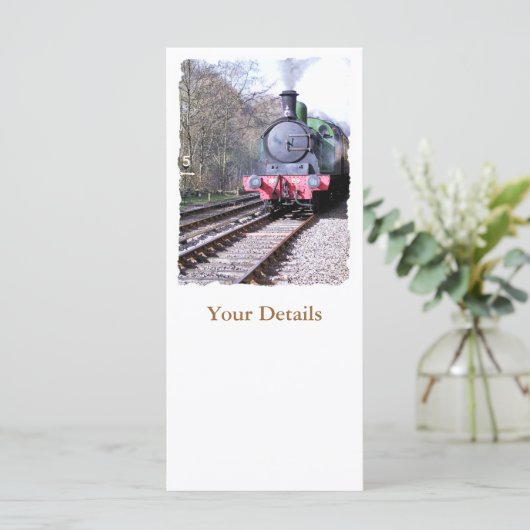 STEAM TRAINS RACK KAARTEN (Staand voorkant)