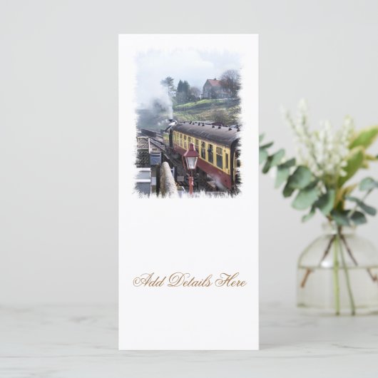 STEAM TRAINS RACK KAARTEN (Staand voorkant)