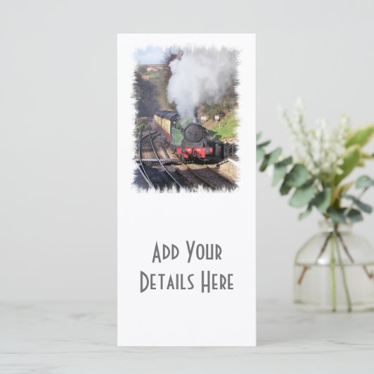 STEAM TRAINS RACK KAARTEN (Staand voorkant)