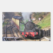 STEAM TRAINS RECHTHOEKIGE STICKER (Voorkant)