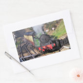 STEAM TRAINS RECHTHOEKIGE STICKER (Envelop)