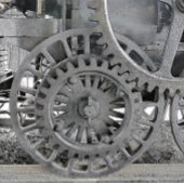 STEAM TRAINS RONDE BUTTON 3,2 CM