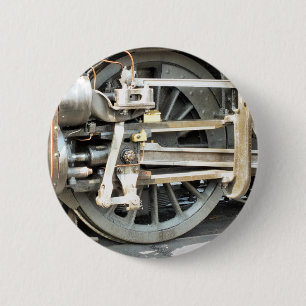 STEAM TRAINS RONDE BUTTON 5,7 CM
