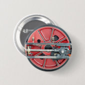STEAM TRAINS RONDE BUTTON 5,7 CM (Voorkant /achterkant)
