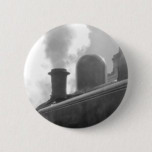 STEAM TRAINS RONDE BUTTON 5,7 CM