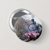 STEAM TRAINS RONDE BUTTON 5,7 CM (Voorkant /achterkant)