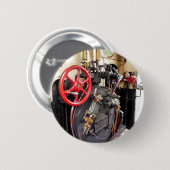 STEAM TRAINS RONDE BUTTON 5,7 CM (Voorkant /achterkant)