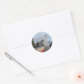 STEAM TRAINS RONDE STICKER (Envelop)