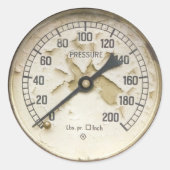 STEAM TRAINS RONDE STICKER (Voorkant)