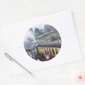 STEAM TRAINS RONDE STICKER (Envelop)