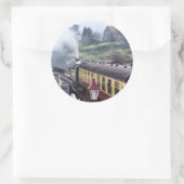 STEAM TRAINS RONDE STICKER (Tas)