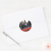 STEAM TRAINS RONDE STICKER (Envelop)