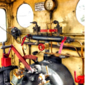 STEAM TRAINS STENEN ONDERZETTER