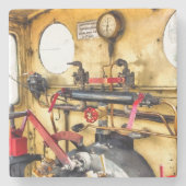 STEAM TRAINS STENEN ONDERZETTER (Voorkant)