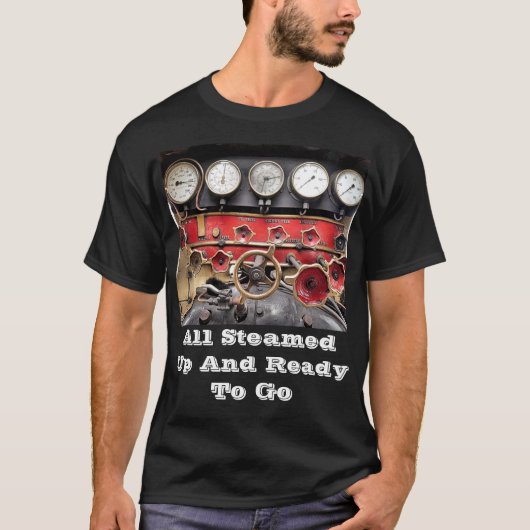 STEAM TRAINS T-SHIRT (Voorkant)