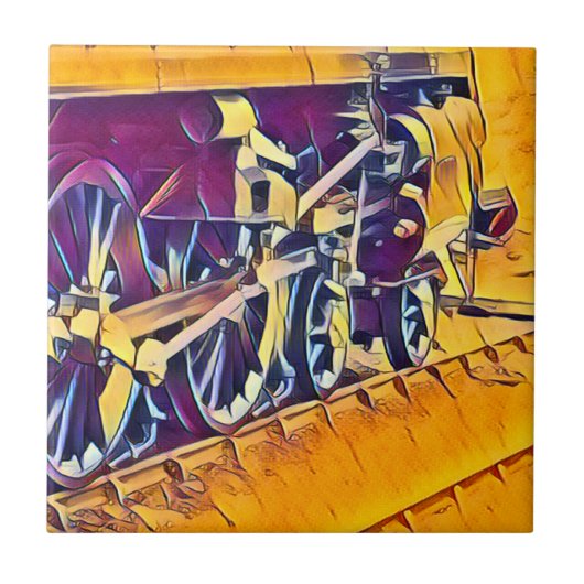 STEAM TRAINS TEGELTJE (Voorkant)