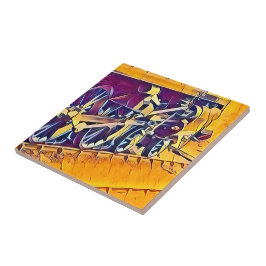 STEAM TRAINS TEGELTJE (Zijkant)