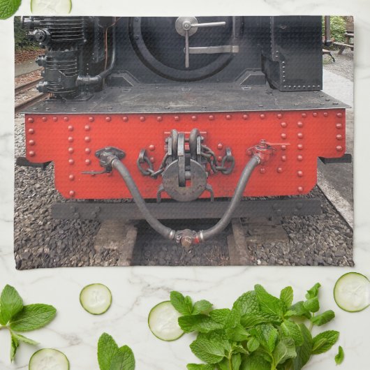 STEAM TRAINS THEEDOEK (Gevouwen)