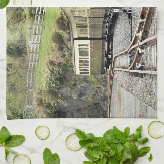 STEAM TRAINS THEEDOEK (Gevouwen)