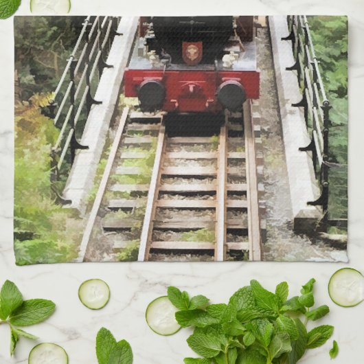 STEAM TRAINS THEEDOEK (Gevouwen)