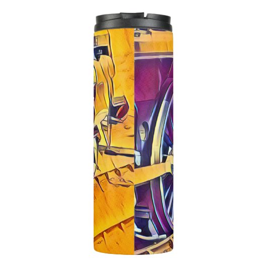 STEAM TRAINS THERMOSBEKER (Achterkant)