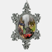 STEAM TRAINS TIN SNEEUWVLOK ORNAMENT (Links)