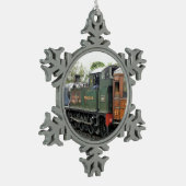 STEAM TRAINS TIN SNEEUWVLOK ORNAMENT (Links)