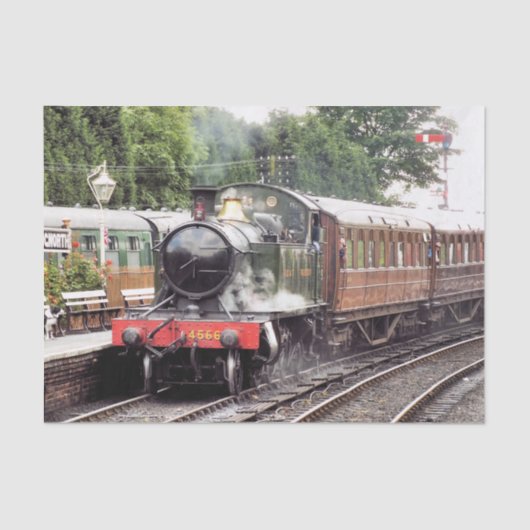 STEAM TRAINS TISSUEPAPIER (Voorkant)