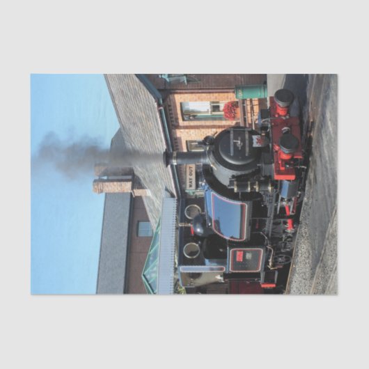 STEAM TRAINS TISSUEPAPIER (Voorkant)