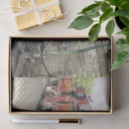 STEAM TRAINS TISSUEPAPIER (Geschenk)