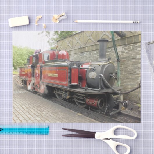 STEAM TRAINS TISSUEPAPIER (Craft)