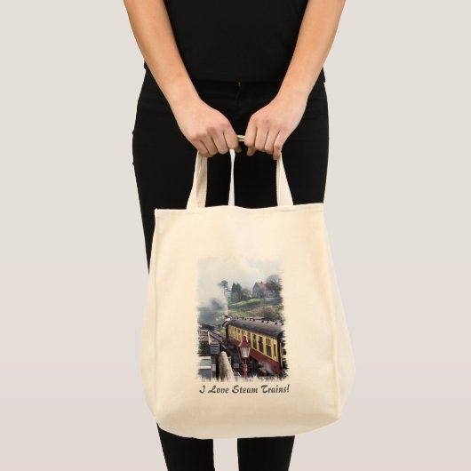 STEAM TRAINS TOTE BAG