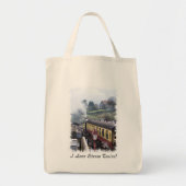 STEAM TRAINS TOTE BAG (Voorkant)