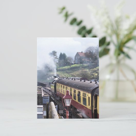 STEAM TRAINS UK BRIEFKAART (Staand voorkant)