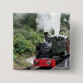 STEAM TRAINS VIERKANTE BUTTON 5,1 CM (Voorkant)