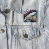 STEAM TRAINS VIERKANTE BUTTON 5,1 CM (In situ)