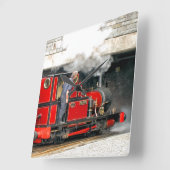 STEAM TRAINS VIERKANTE KLOK (Hoek)