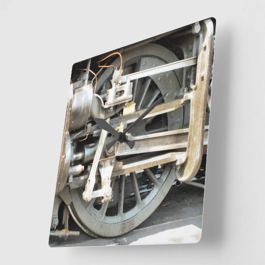 STEAM TRAINS VIERKANTE KLOK (Hoek)