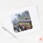 STEAM TRAINS VIERKANTE STICKER (Envelop)