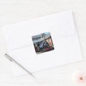 STEAM TRAINS VIERKANTE STICKER (Envelop)
