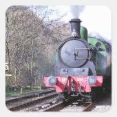 STEAM TRAINS VIERKANTE STICKER (Voorkant)