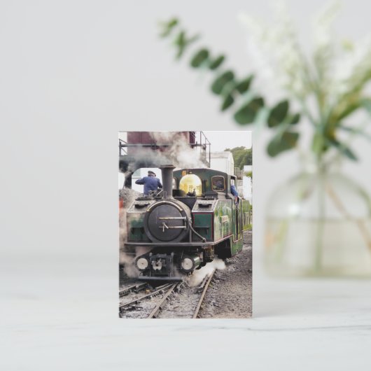 STEAM TRAINS VISITEKAARTJE (Staand voorkant)