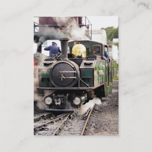 STEAM TRAINS VISITEKAARTJE (Voorkant)